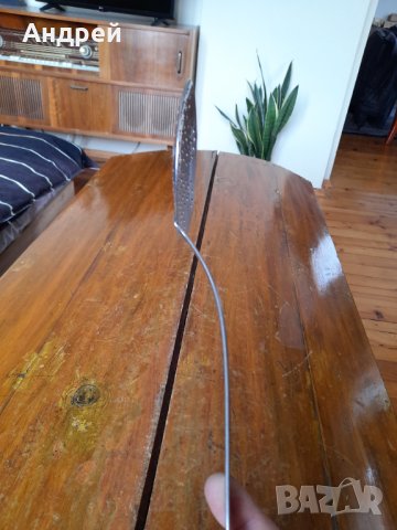 Стара решетъчна лъжица,бъркалка #4, снимка 5 - Други ценни предмети - 40471883