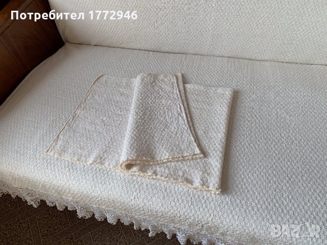 Жакардова покривка с дантела за диван, легло, снимка 12 - Покривки за легло - 27300040