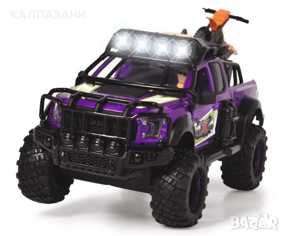 Dickie - Сет джип с АТВ и кросов мотор, 38 см 203837019, снимка 6 - Коли, камиони, мотори, писти - 43709844