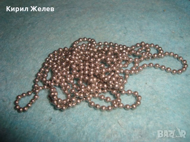 СТОМАНЕНА СРЕБРИСТА ВИНТИДЖ ВЕРИЖКА НЕЖНО СИНДЖИРЧЕ 25191, снимка 5 - Колиета, медальони, синджири - 35353264