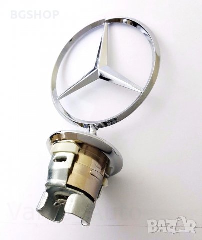 Емблема звезда за Mercedes Benz Silver Logo, снимка 5 - Аксесоари и консумативи - 28019311