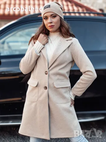 MODELOVA Дамско дълго палто oversize, 3цвята , снимка 4 - Палта, манта - 47646188