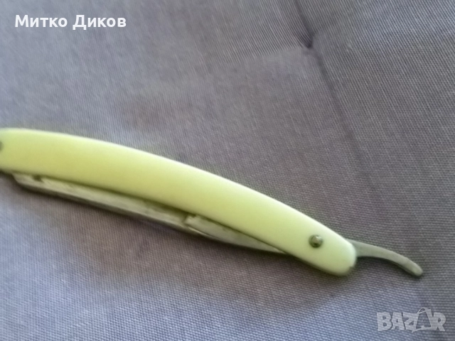 Ларк марков бръснач 8.5х2см острие винтидж отличен, снимка 9 - Антикварни и старинни предмети - 51724584