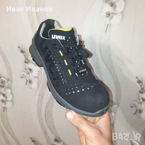 предпазни работни обувки с бомбе uvex 1 / 8543.8 S1 SRC номер 39, снимка 5 - Други - 43662311
