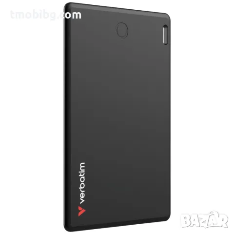 Проследяващо устройство Verbatim MYFCR-01B My Finder Card Bluetooth Item Finder 1 pack Black, снимка 1