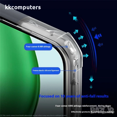 Калъф XUNDD за Honor Magic8 Lite 5G / X9d 5G / X70 5G - Shockproof, Прозрачен TPU+Aкрил, Вграден Air, снимка 4 - Калъфи, кейсове - 53174484