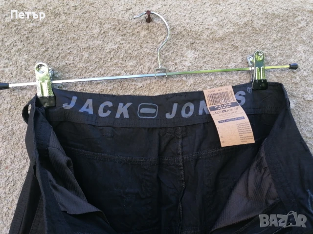Продавам чисто нови черни памучни панталони Denim - Jack Jones, снимка 11 - Панталони - 50894094