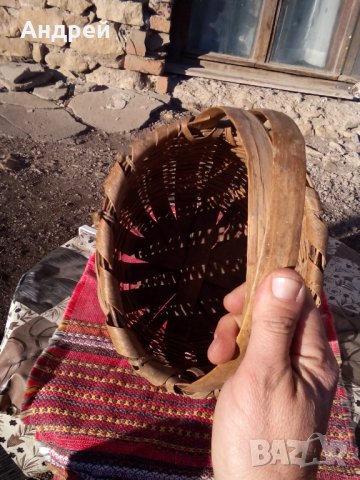Стара кошница #3, снимка 3 - Антикварни и старинни предмети - 27850041