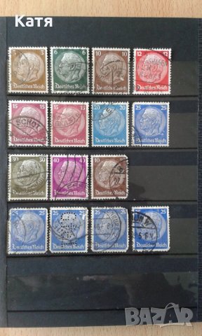  Пощенски марки Германски райх