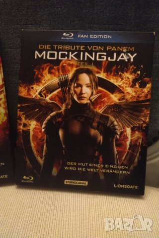 The Hunger Games Mockingjay 1,2 DVD ОРИГИНАЛНИ, снимка 2 - DVD дискове - 44088795