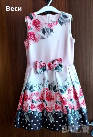 Рокли и болеро 128 размер , снимка 7 - Детски рокли и поли - 48378989