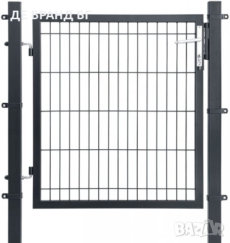Градинска врата (единична), 106 х 150 см, сива SH25GD02, снимка 7 - Други - 35633955