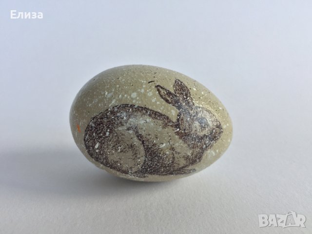 Великденско яйце, дървено №3 - заек, снимка 2 - Декорация за дома - 38194615