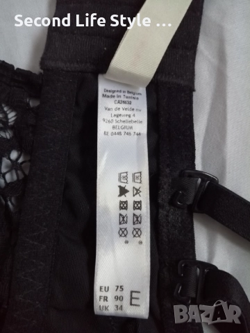 75E прозрачен дантелен сутиен PRIMADONNA TWIST, снимка 15 - Бельо - 52900202