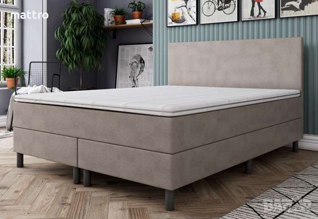 (-49%) Легло Боксспринг Рива Silver с БЕЗПЛАТНА доставка в цялата страна!