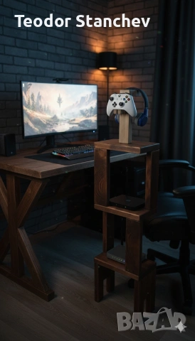 стойка за слушалки и контролер – Гейминг органайзер