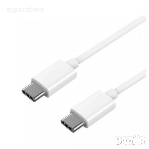 Кабел USB Type C - Type C M/M 1m SS000165 Original Бял USB Type-C to Type-C