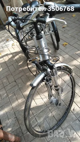 електрическа триколка 24/едали 'двигател и комбинация, снимка 2 - Велосипеди - 48451725