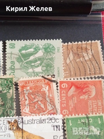 Стари пощенски марки от цял свят смесени БЕЛГИЯ,ДАНИЯ, АМЕРИКА за КОЛЕКЦИЯ 52003, снимка 7 - Филателия - 53198255