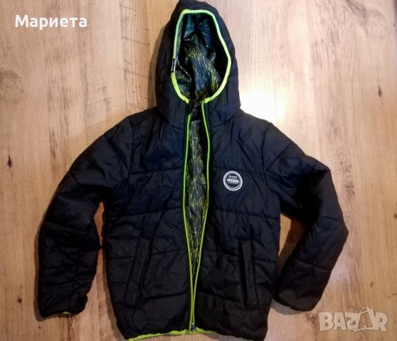 Дебело зимно яке с две лица за момче 9-10 г. 