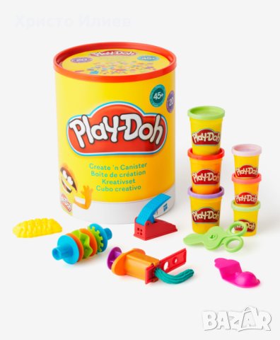 Комплект пластелин Play-Doh, 20 кутии, 45 аксесоара, снимка 2 - Пластелини, моделини и пясъци - 43201420