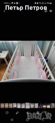 Продавам детско легло с матрак има  чекмедже, снимка 4 - Мебели за детската стая - 43068155