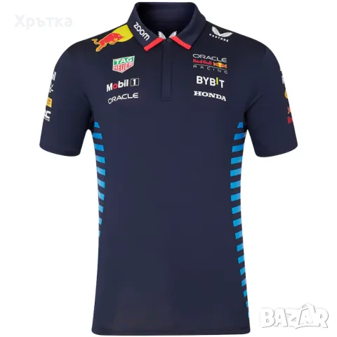 Red Bull Racing Team Polo - Оригинална мъжка тениска с яка XL, снимка 2 - Тениски - 50211063