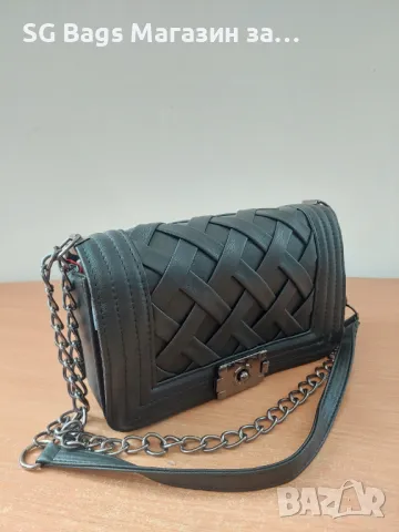 Стилна дамска чанта през рамо код 111, снимка 5 - Чанти - 49303277