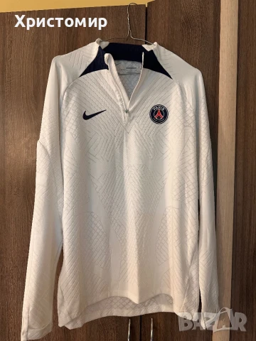 Тениска Nike PSG 22/23 Strike ELITE - Бяла, размер М, снимка 2 - Спортни дрехи, екипи - 51420295