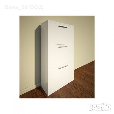 Голям шкаф за обувки с 3 разделения, снимка 3 - Шкафове - 33010258