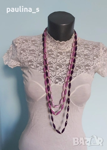 Шест различни броя / Колие тип гердан или чокър, ръчна изработка , снимка 3 - Колиета, медальони, синджири - 53041502