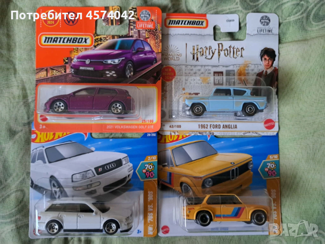 Колички Hot Wheels и Matchbox 1:64