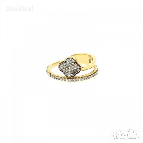 Златен дамски пръстен 3,31гр. размер:56 14кр. проба:585 модел:9906-3