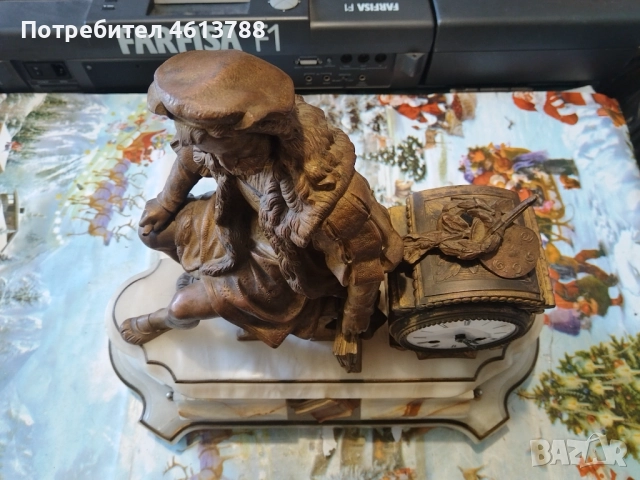 Френски каминен часовник, снимка 6 - Антикварни и старинни предмети - 52157609