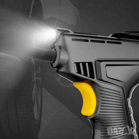 Акумулаторен компресор за гуми - компактен, интелигентен, с ергономичен дизайн , снимка 3 - Аксесоари и консумативи - 52099167