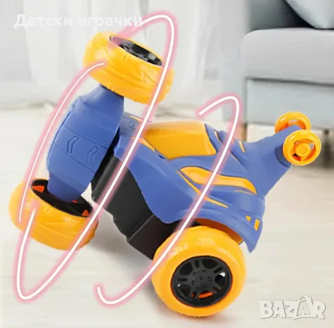 Луда кола с дистанционно управление и светлини , снимка 5 - Коли, камиони, мотори, писти - 48856988