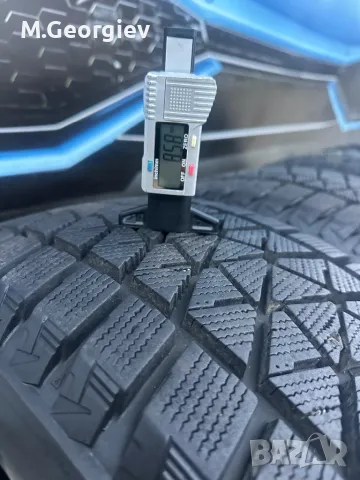 4бр. ПОЧТИ НОВИ ЗИМНИ ГУМИ  BRIDGESTONE BLIZZAL 235/55/R18 100T -8мм., снимка 3 - Гуми и джанти - 48289570