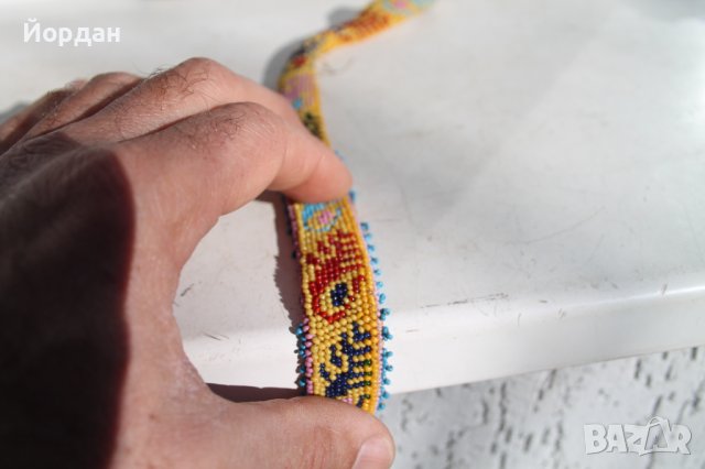 Мънистен колан без липси, снимка 5 - Антикварни и старинни предмети - 39180249