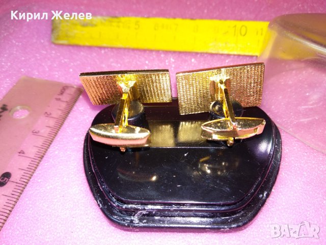 СТАРИ АРИСТОКРАТИЧНИ ПОЗЛАТЕНИ БУТОНЕЛИ КОПЧЕТА за РЪКАВЕЛИ ТРАКИЙСКО ТВОРЧЕСТВО ПЛОВДИВ 26207, снимка 2 - Антикварни и старинни предмети - 44137847