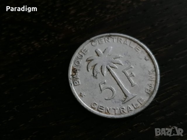Mонета - Белгийско Конго, Руанда и Урунди - 5 франка | 1958г.