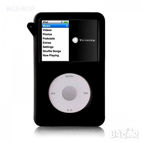 Силиконов калъф за Apple Ipod - Черен, снимка 1 - iPod - 37349374