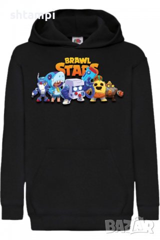 Детски Суитчър/Суитшърт Brawl Stars Heroes,Brawl Stars,Игра,Подарък,Изненада,Забавление,Рожден Ден