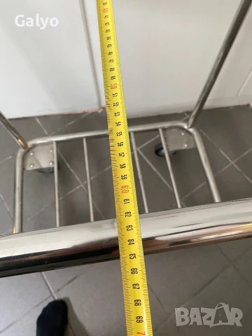 Голяма помощна количка от неръждавейка за хотели или ресторанти, снимка 4 - Друго търговско оборудване - 50832154