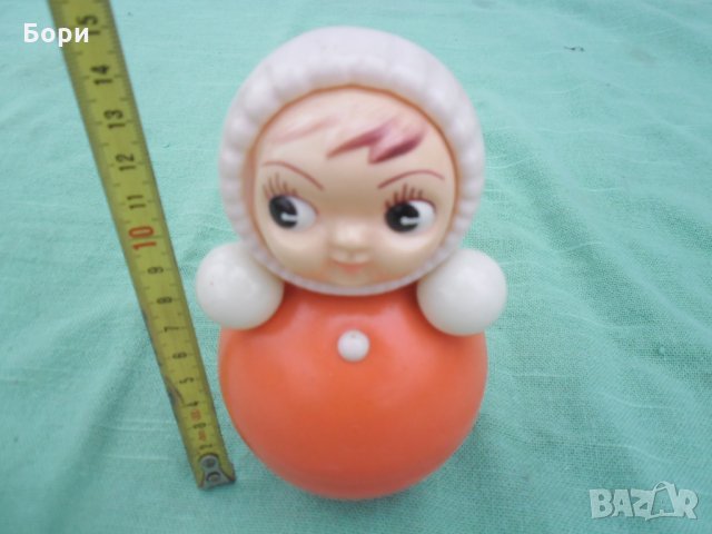 Стара музикална люлееща се Неваляшка, снимка 4 - Други ценни предмети - 35039680