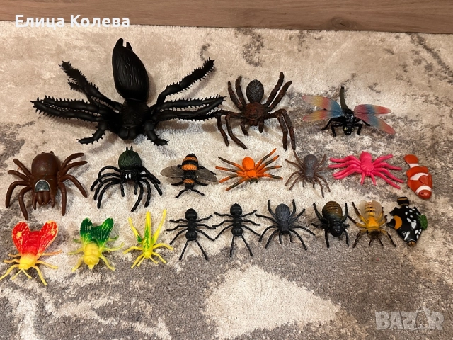 Голям лот играчки насекоми/ буболечки , снимка 3 - Фигурки - 52618651