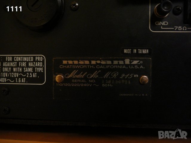 MARANTZ 215 N, снимка 6 - Ресийвъри, усилватели, смесителни пултове - 35322760