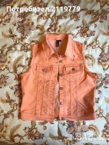 Дамски дънков елек, снимка 3 - Елеци - 37770371