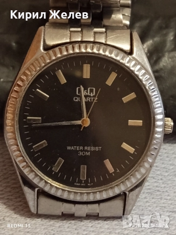 Елегантен часовник мъжки Q/Q QUARTZ JAPAN красив стилен дизайн 51562