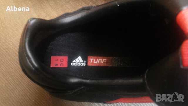 Adidas TURF Размер EUR 36 2/3 / UK 4 детски за футбол 17-3-S, снимка 11 - Детски маратонки - 26589512