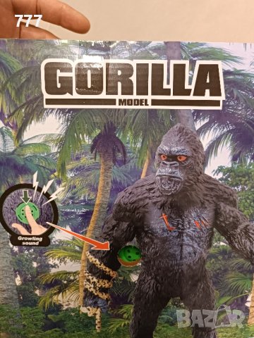 играчка Горила, снимка 3 - Фигурки - 43834047